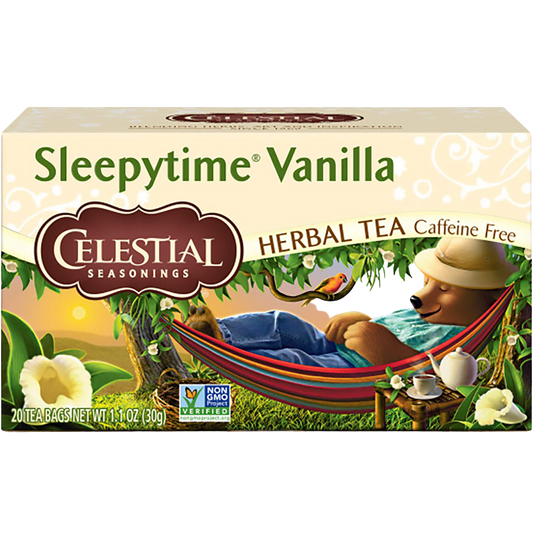 Celestial Seasonings Sleepytime Vanilla Herbal Tea Caffeine Free