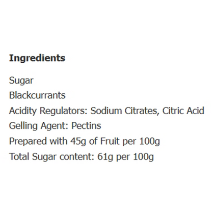 Sainsbury's Taste The Difference Blackcurrant Conserve