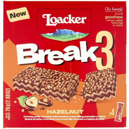 Loacker Break3 Hazelnut