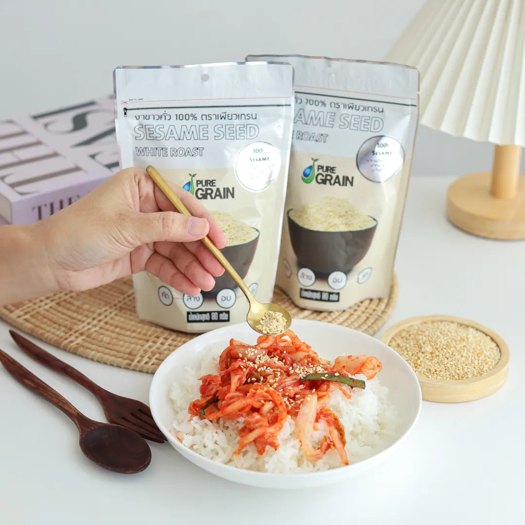 Pure Grain 100% Instant Roasted White Sesame 80g
