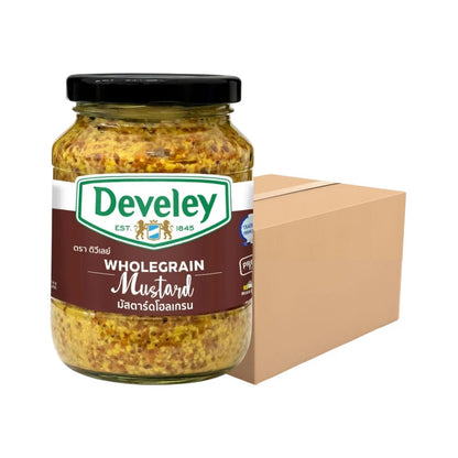 Develey Wholegrain Mustard Pack Of 12 Bottles 320g