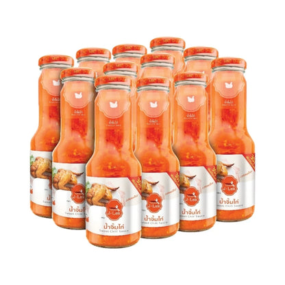 J-lek Jae Lek Chicken Sauce Glass Bottle Pack Of 12 Bottles 390g