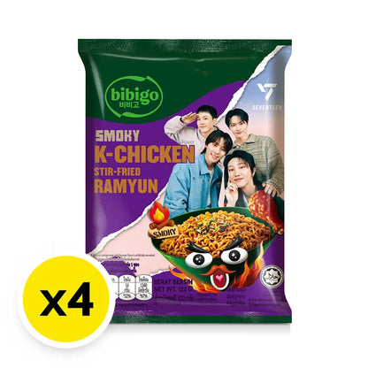 Bibigo Instant Noodles Stirfried Ramyun Smoky Korean Style