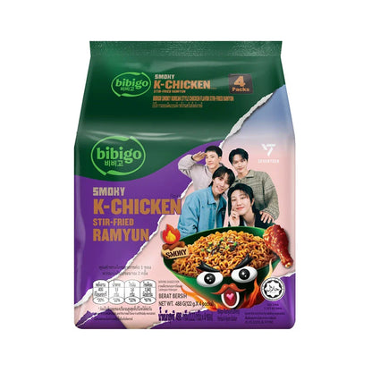 Bibigo Instant Noodles Stirfried Ramyun Smoky Korean Style