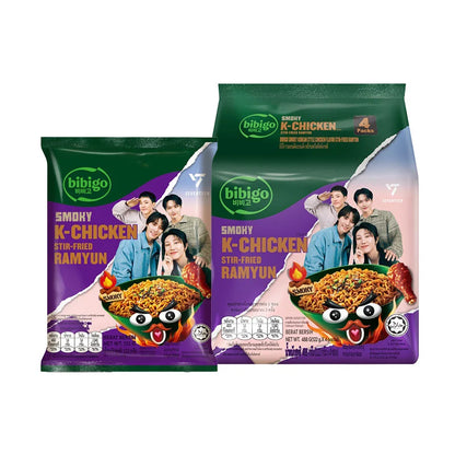 BIBIGO Instant Noodles Stirfried Ramyun Smoky Korean Style