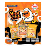 TONG GARDEN salted egg yolk mixed nuts snack in 340g package, dry grocery snack with salted egg flavor and mixed nuts.