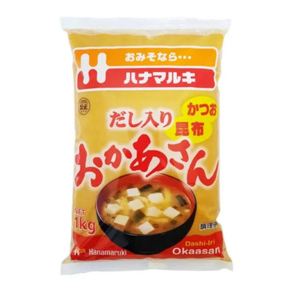Hanamaruki Dashi Iri Okasan Miso Made With Soybean 1kg x7 bags