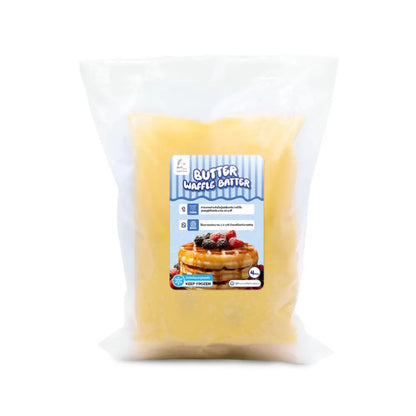THE WAFFLE Frozen Brussels Style Waffle Batter Butter Flavor