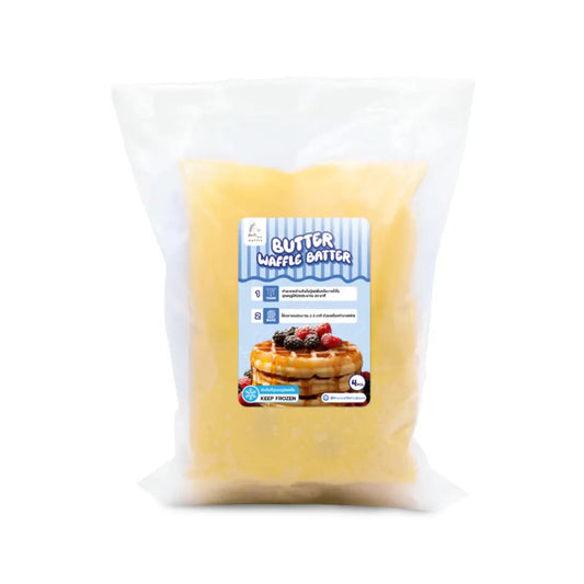 THE WAFFLE Frozen Brussels Style Waffle Batter Butter Flavor