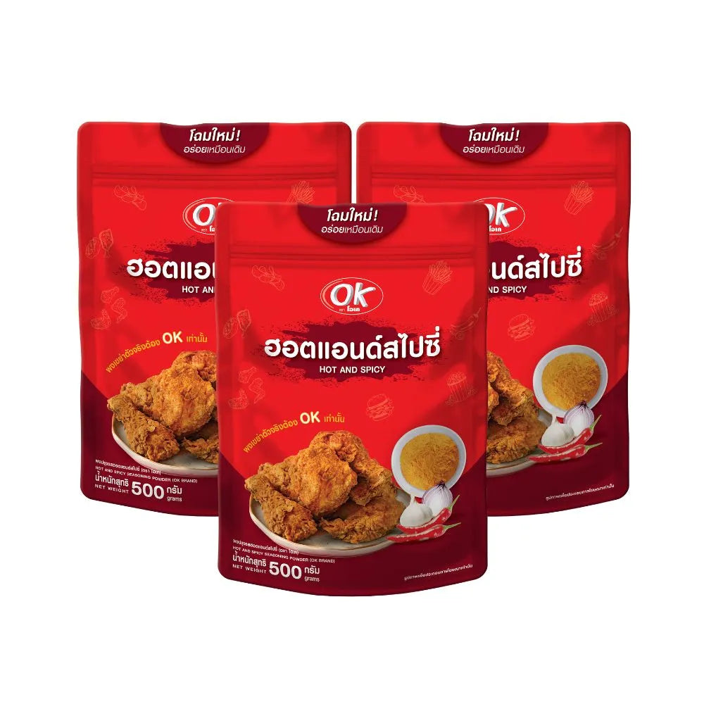 OK Shake Powder Hot And Spicy Flavor 500g