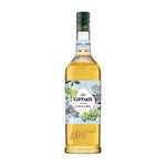 Giffard Mixology Elderflower 1L bottle, floral elderflower syrup for cocktails and beverages, in a clear glass bottle.