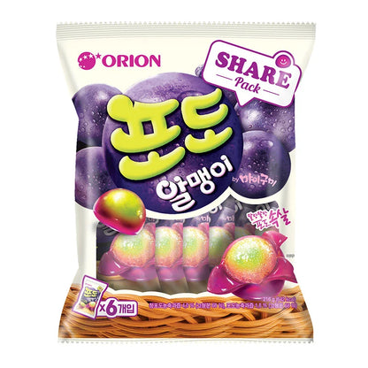 Orion Grape Ball Jelly 216g