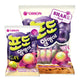 Orion Grape Ball Jelly in a 216g package with vibrant purple grape jelly balls in a clear container.