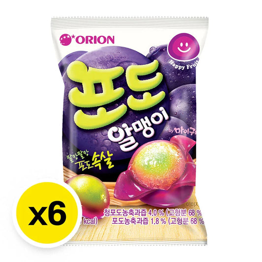 Orion Grape Ball Jelly 216g