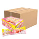 GRINNY STRAWBERRY COATED SNACK FILLED WITH STRAWBERRY CREAM .