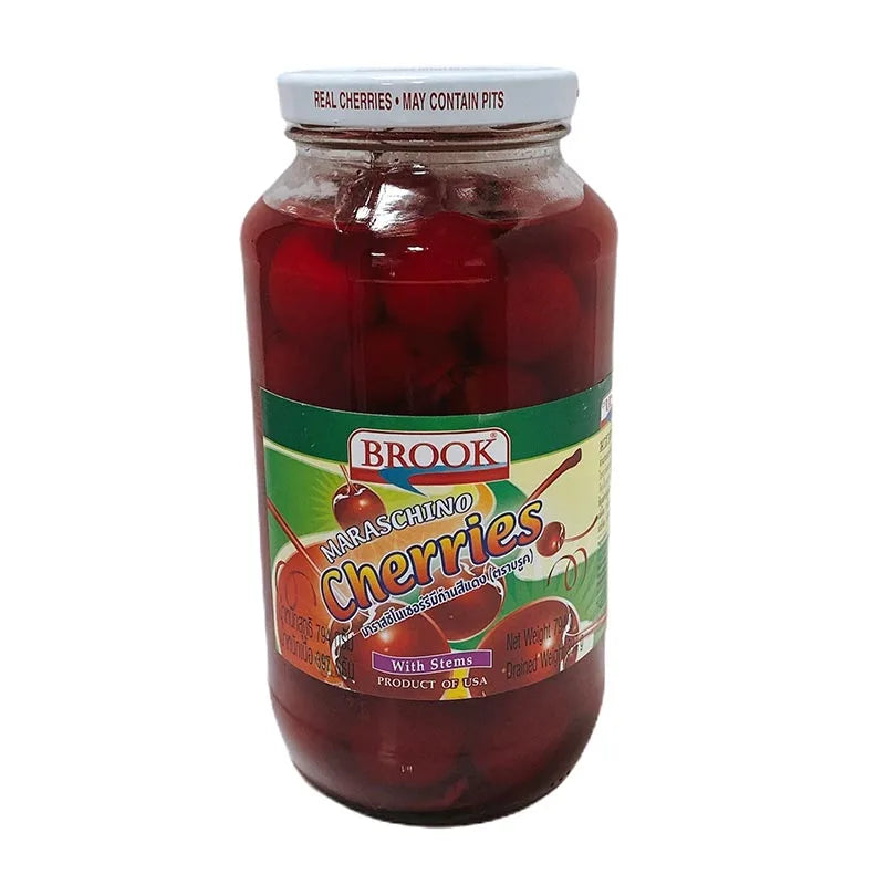 BROOK Maraschino Cherries In Syrup 794g