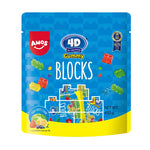 Amos 4D Gummy Blocks snack in a 432g package, colorful gummy confectionery for dry grocery and snack lovers.