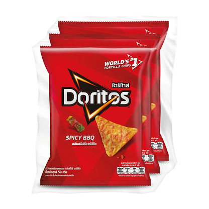 DORITOS Corn Tortilla Chip Spicy BBQ 50g x3