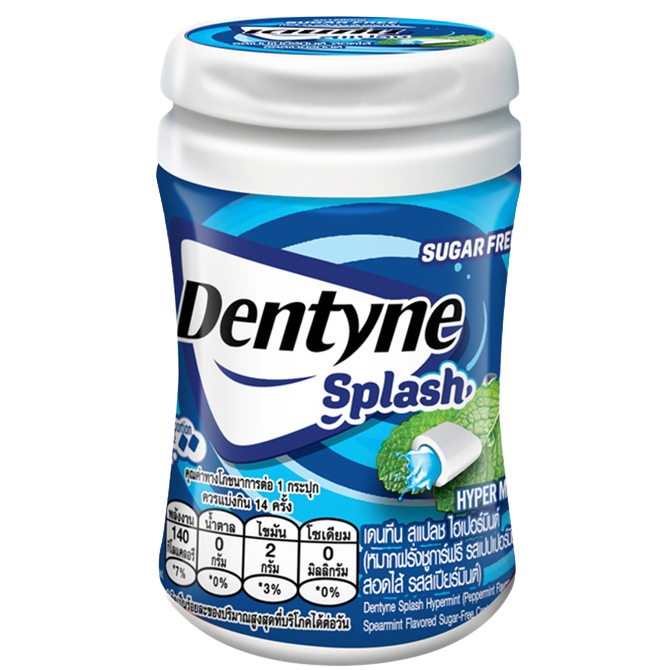 Trident Splash Hypermint Chewing Gum