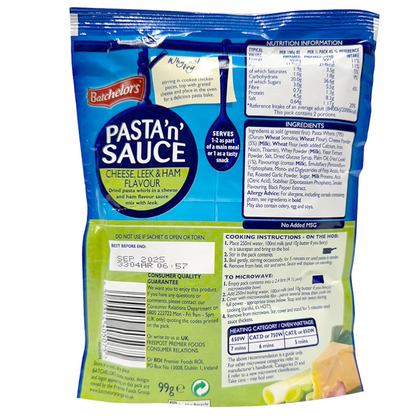 Batchelors Pasta Sauce Cheese Leek & Ham Flavour