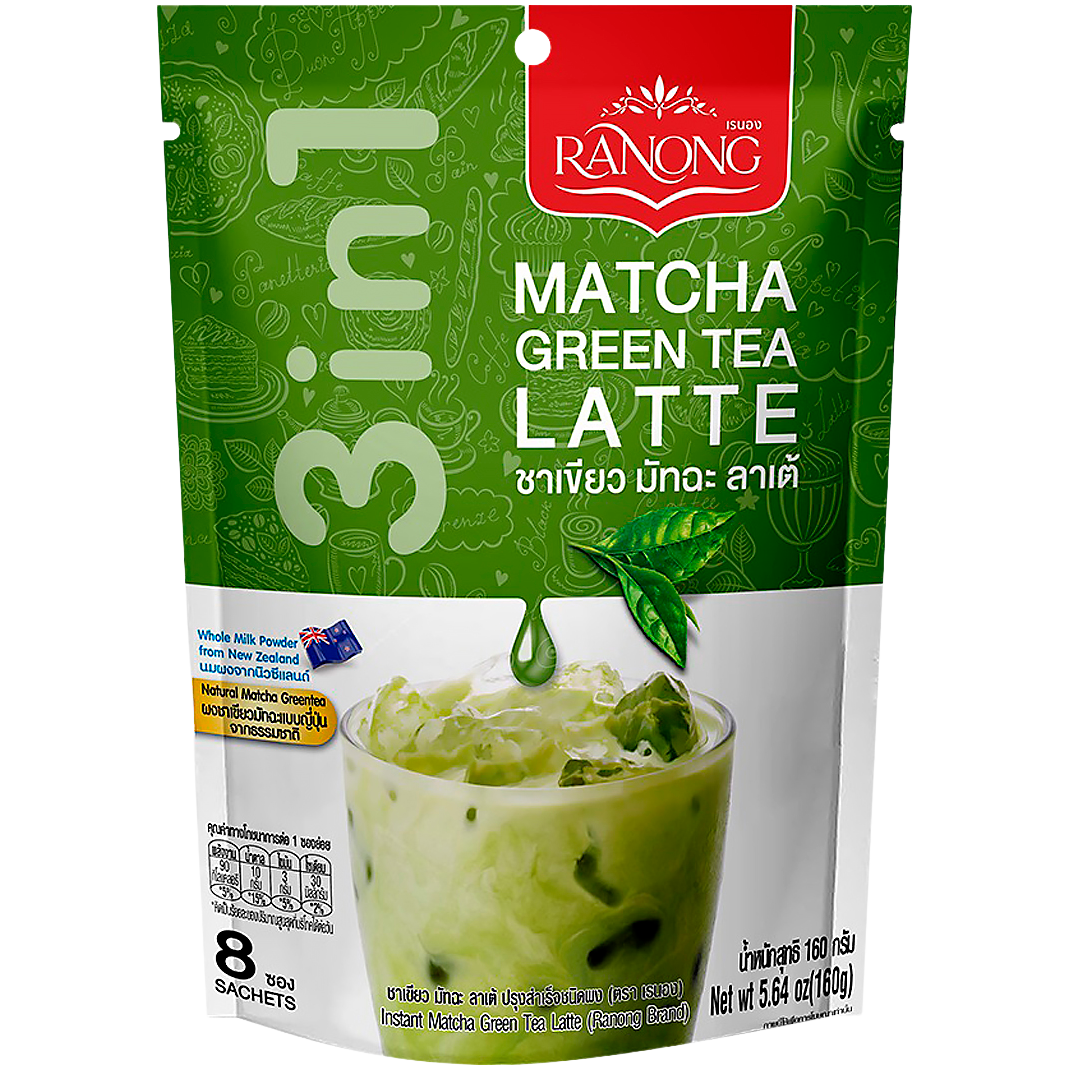 Ranong Tea Matcha Green Latte 3in1