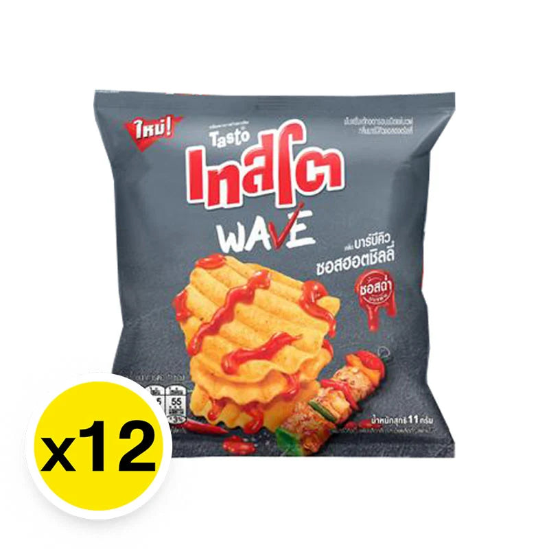 Tasto Potato Chips Hot Chilli 11g x12