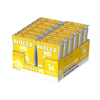 Halls XS Singha Lemon Soda 12g x12