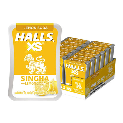 HALLS XS Singha Lemon Soda 12g x12