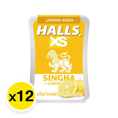 Halls XS Singha Lemon Soda 12g x12