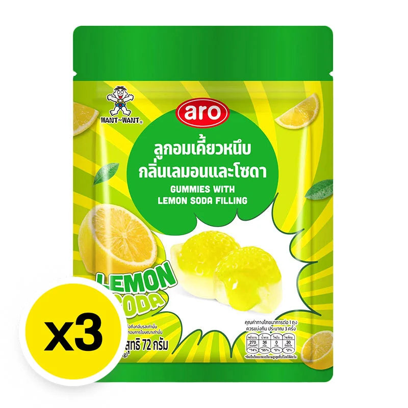 ARO Gummy Lemonsoda 72g x3
