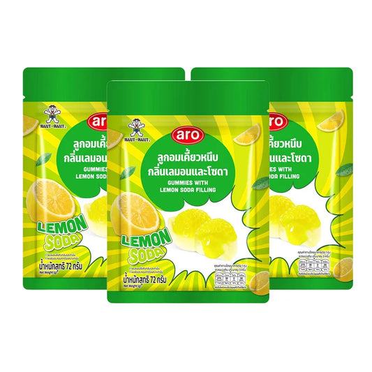 ARO Gummy Lemonsoda 72g x3