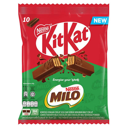 Kitkat X Milo Wafer Fingers In Chocolate Malt 16g x10