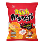 Karamucho Ridge Cut Hot Chili snack in 86g bag, spicy dried snack with ridged chips from KARAMUCHO brand