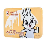 White Rabbit Soft Candy Milk Yogurt 160g, a popular confectionery snack with creamy, chewy white rabbit-shaped candies in a white package.