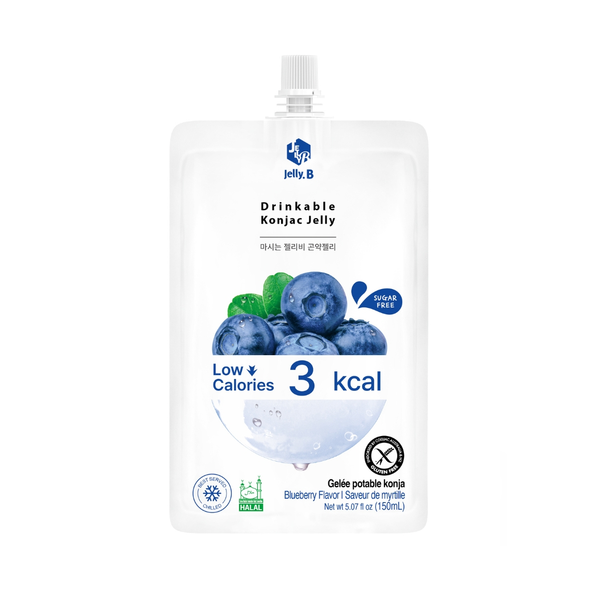 Konjac Jelly Blueberry Flavor