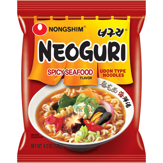 Nong Shim Neoguri Udon Type Noodles Spicy Seafood