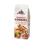 Merba Nougatelli cookies, soft confectionery snacks with a creamy nougat filling and a chocolate coating.