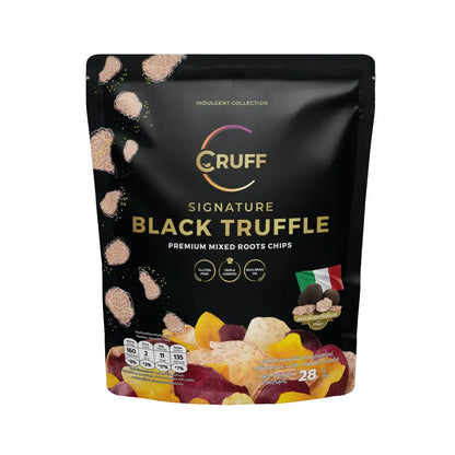 CRUFF Multi-colored Fried Crispy Potatoes Signature Black