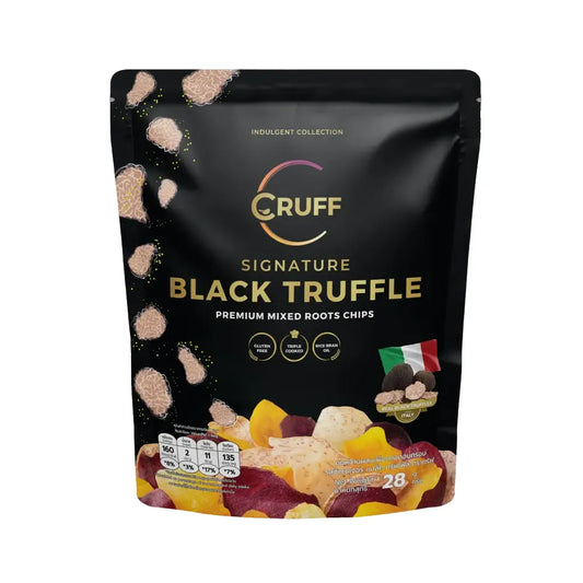 CRUFF Multi-colored Fried Crispy Potatoes Signature Black