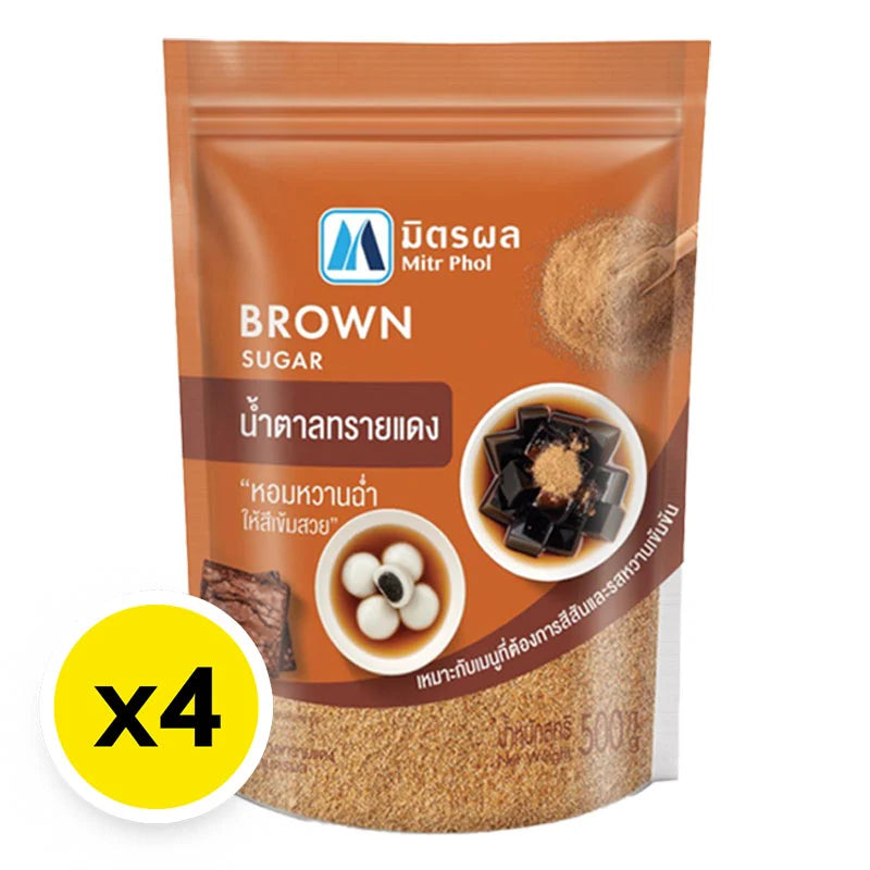 Mitr Phol Brown Sugar 500g x4