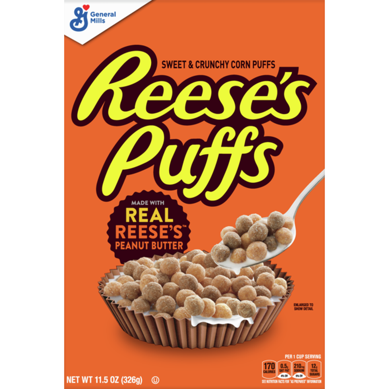 General Mills Reese's Puffs Peanut Butter Cereal