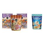 Nezline Tubtab peanut snack with almond, pistachio, and cashew nuts in a colorful mixture, ready to enjoy as confectionery.