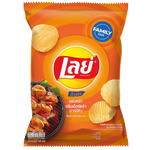 Lay's Rock Extra BBQ family pack snack bag featuring crispy, flavorful BBQ potato chips from Lay's confectionery snacks.