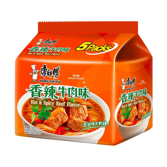 KANG SHI FU Hot And Spicy Beef 104g x5
