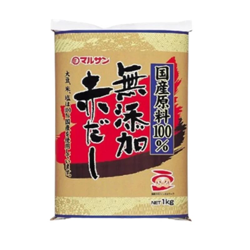 Marusan-ai Mutenka Akadashi Red Miso Additive-Free Made With