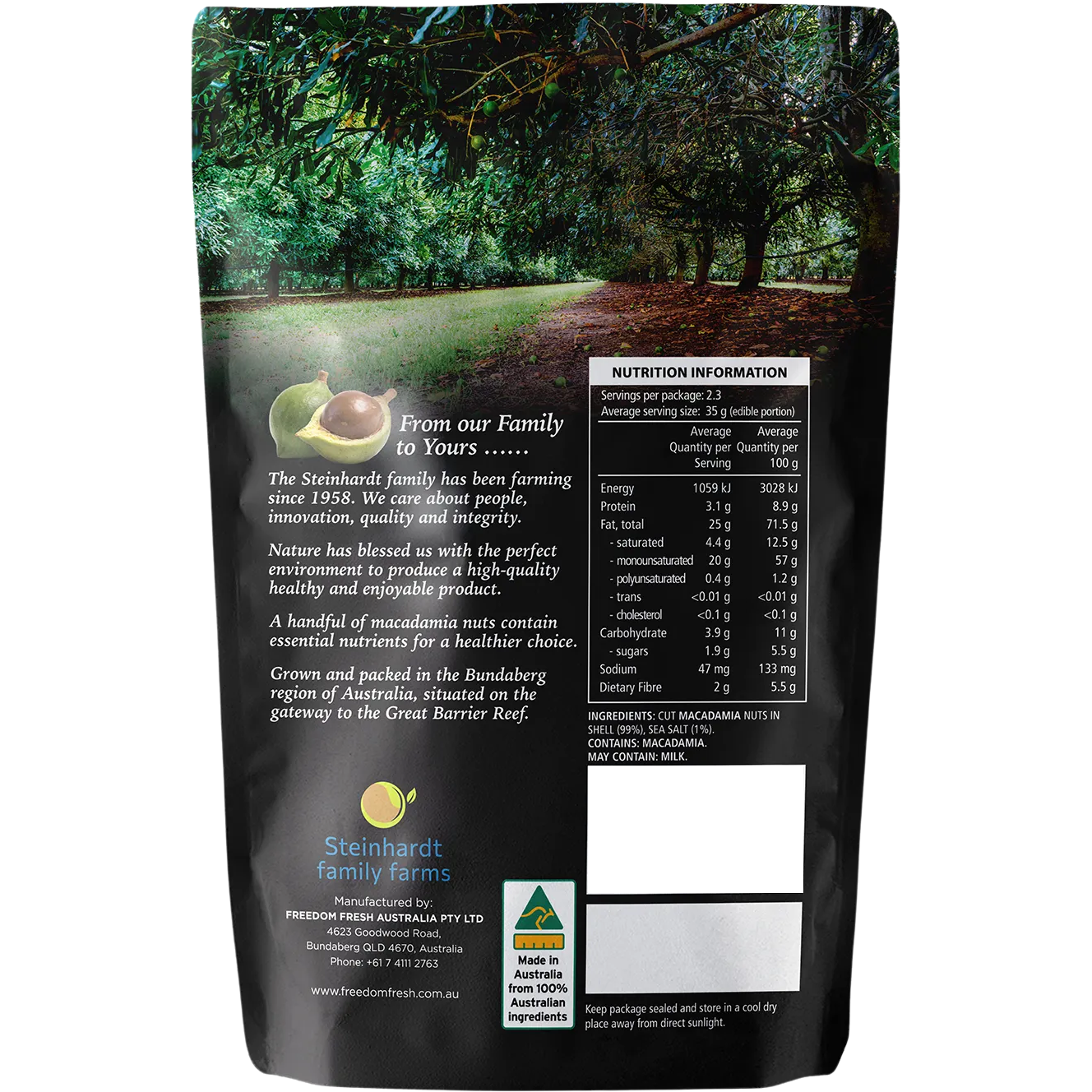 The Original Roasted Salted Golden Crunch Macadamias