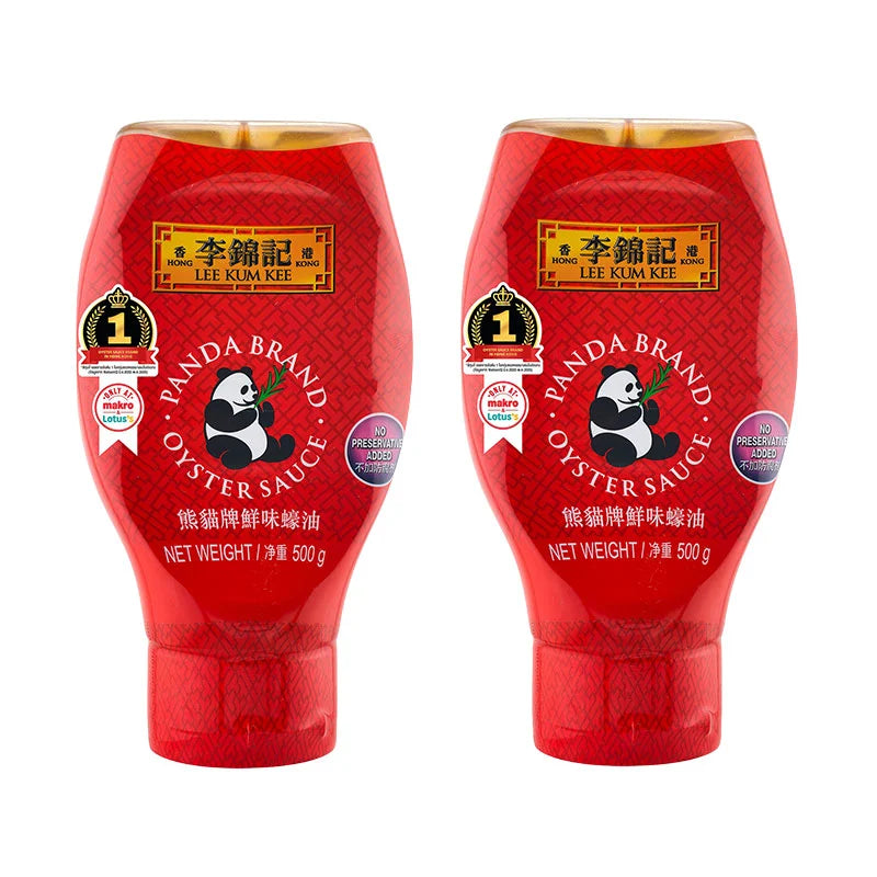 LEE KUM KEE Panda Oyster Sauce 500g x2