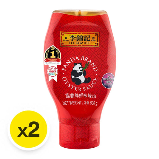 LEE KUM KEE Panda Oyster Sauce 500g x2