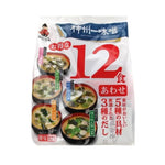 Shinsyuichi Otokuna Awase Miso Jitate 6 pack of dry grocery miso paste in traditional packaging.