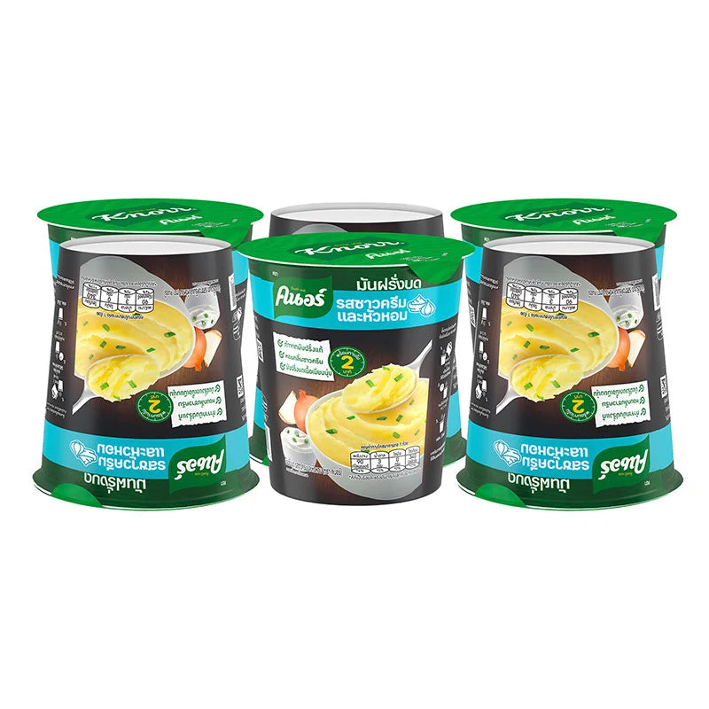 Knorr Mashed Potato Sour Cream And Onion Flavor 26g x6